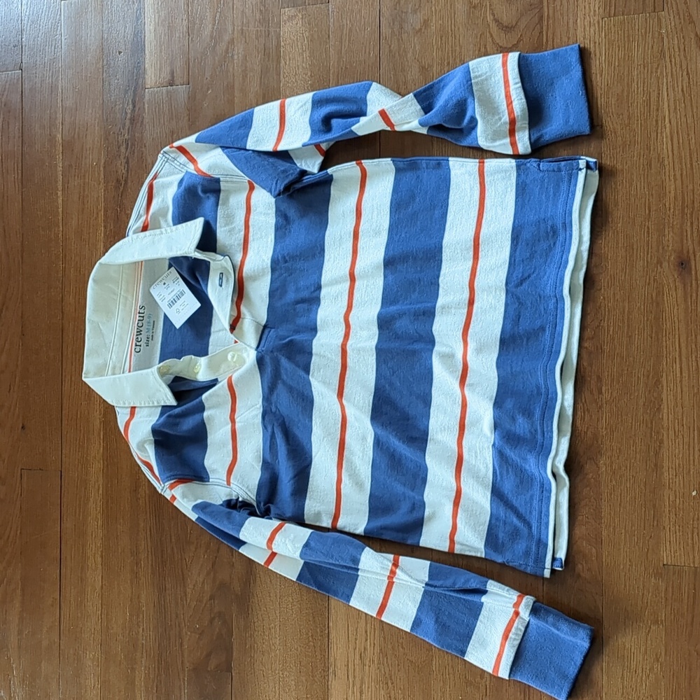 JCrew rugby shirt size 8-9